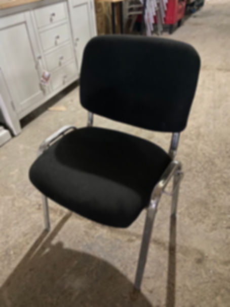 Chair Black and Chrome