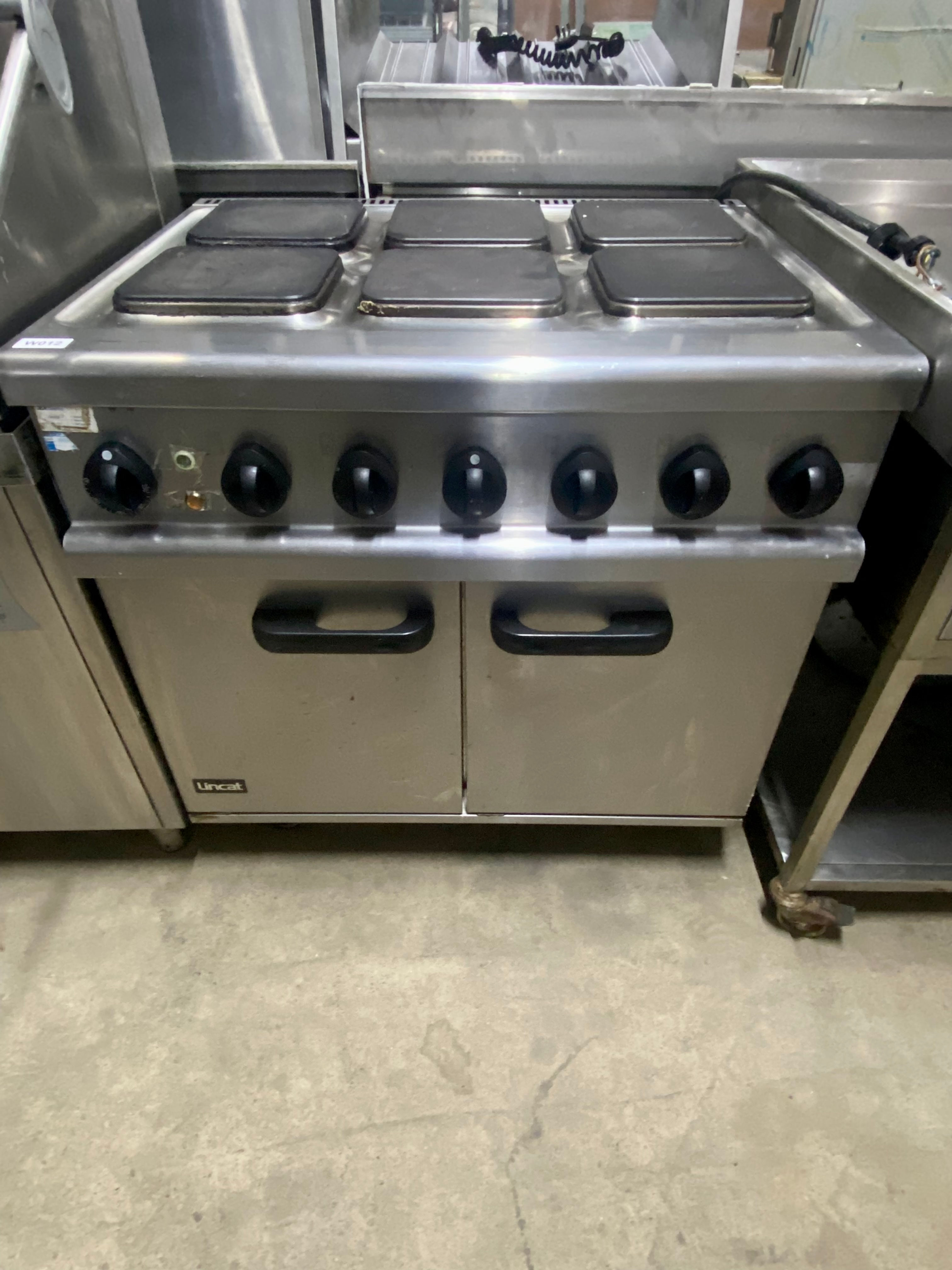 6 Burner Oven Lincat Electric Square Plates