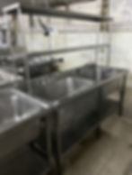 Thumbnail: Double Sink Unit with Shelving