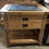 Thumbnail: Wooden Butchers Block Marble Top