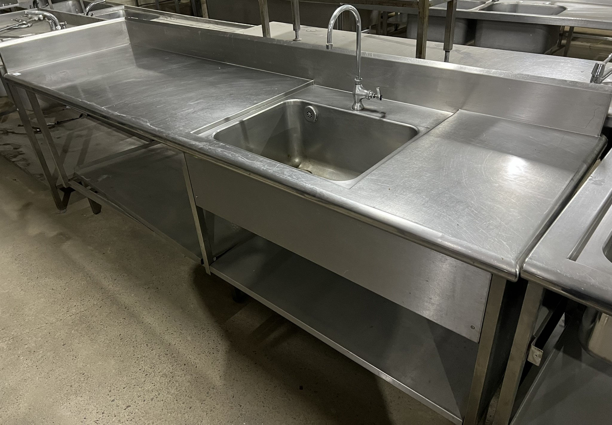 Single Sink Prep Unit