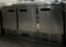 Polar Bench Fridge with Serving Station