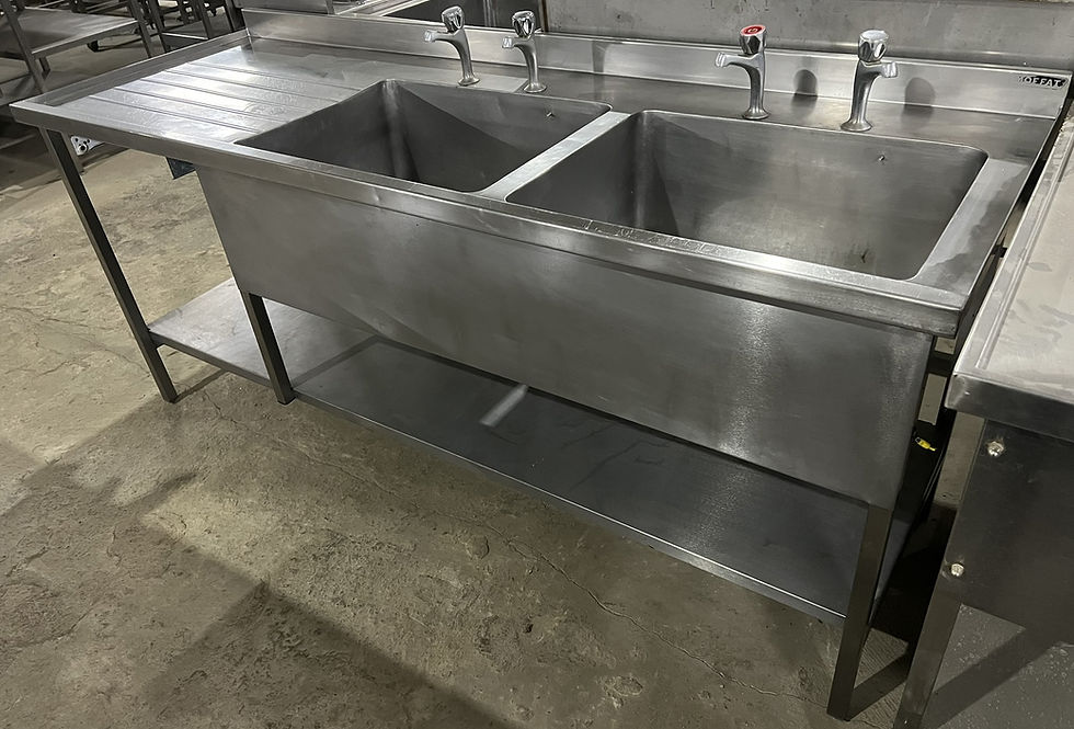 Thumbnail: Moffat Double Sink with 2 Taps