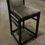 Thumbnail: Painted Grey Bar Stool Mid Height