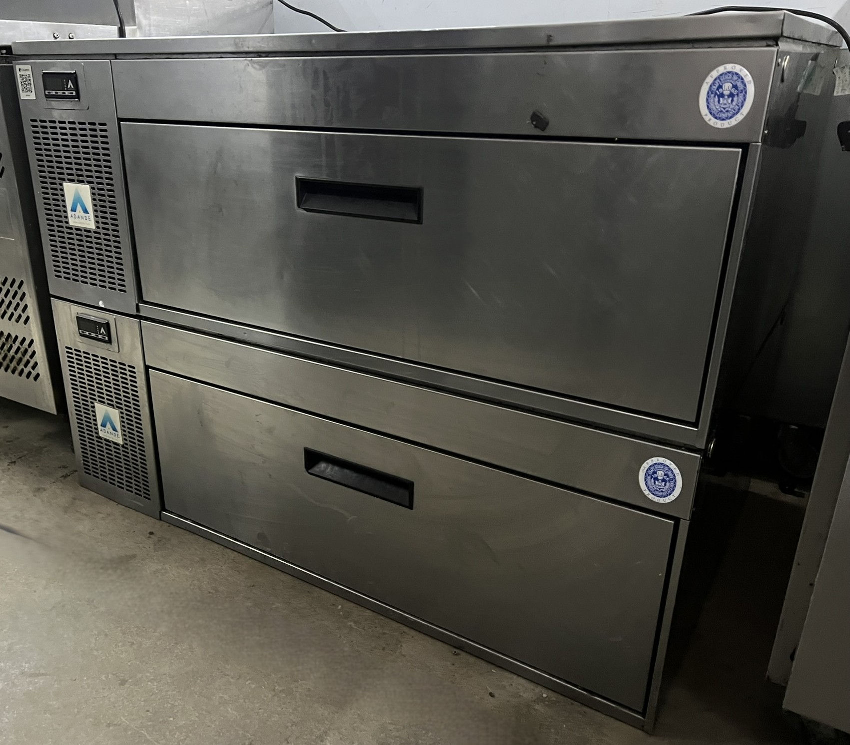 Adande 2 Drawer Fridge/Freezer