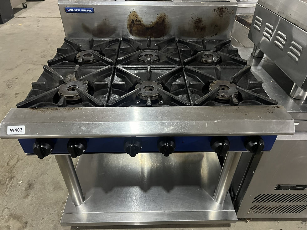 Thumbnail: Blue Seal 6 Burner Cooker on Stand Gas