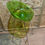 Thumbnail: Bar Stool Clear Green Acrylic Chrome Base