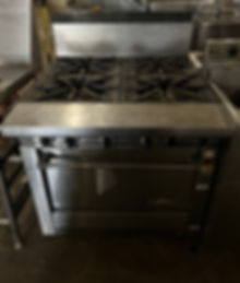 Garland 4 Burner Oven Gas