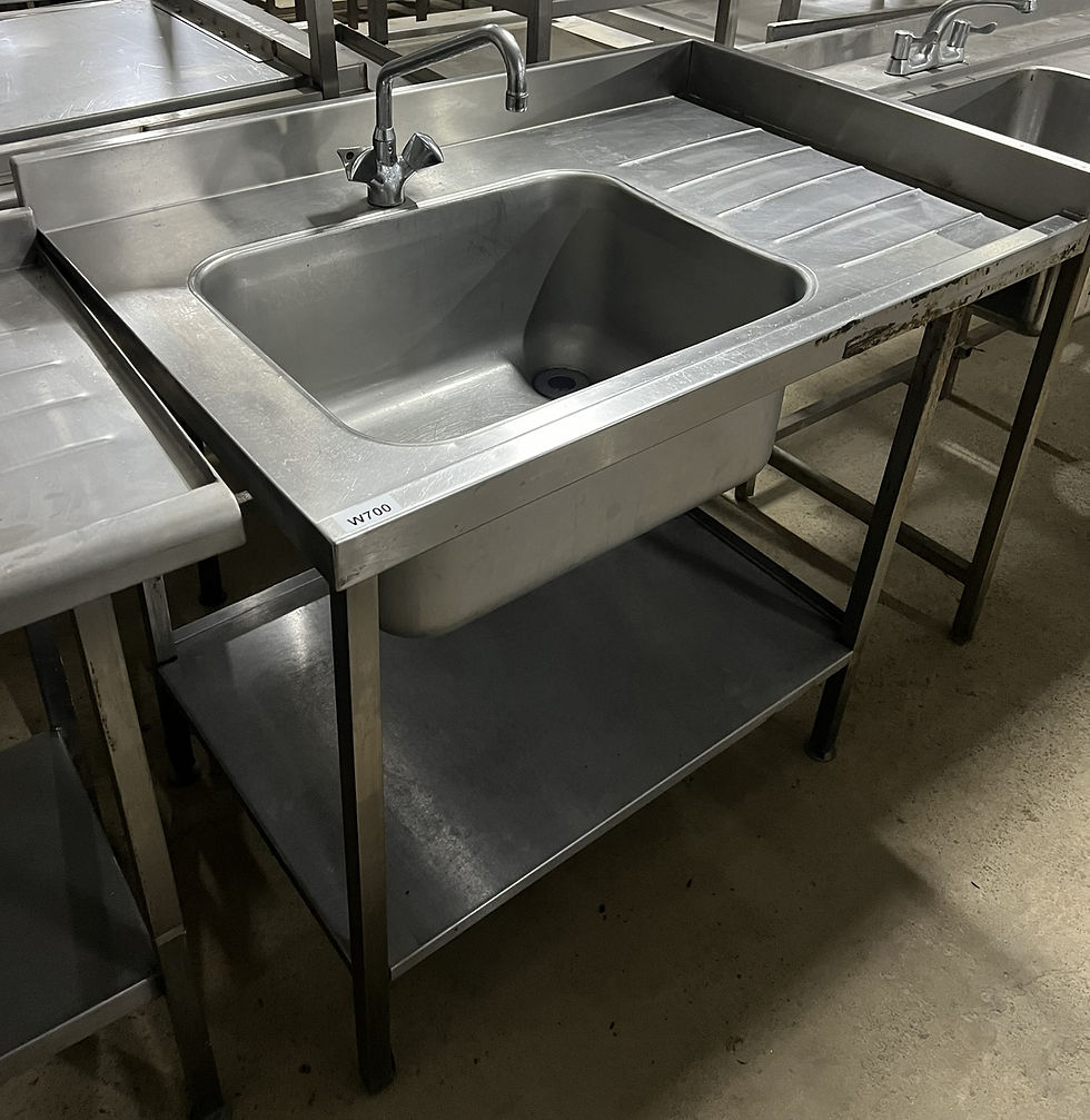 Thumbnail: Single Stainless Steel Sink