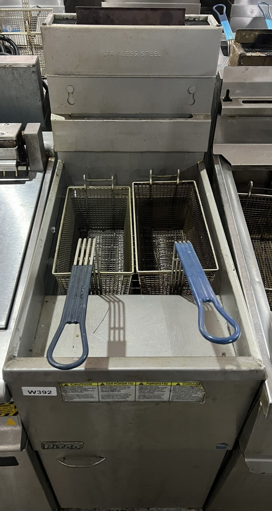 Used Pitco Single Tank Fryer Gas