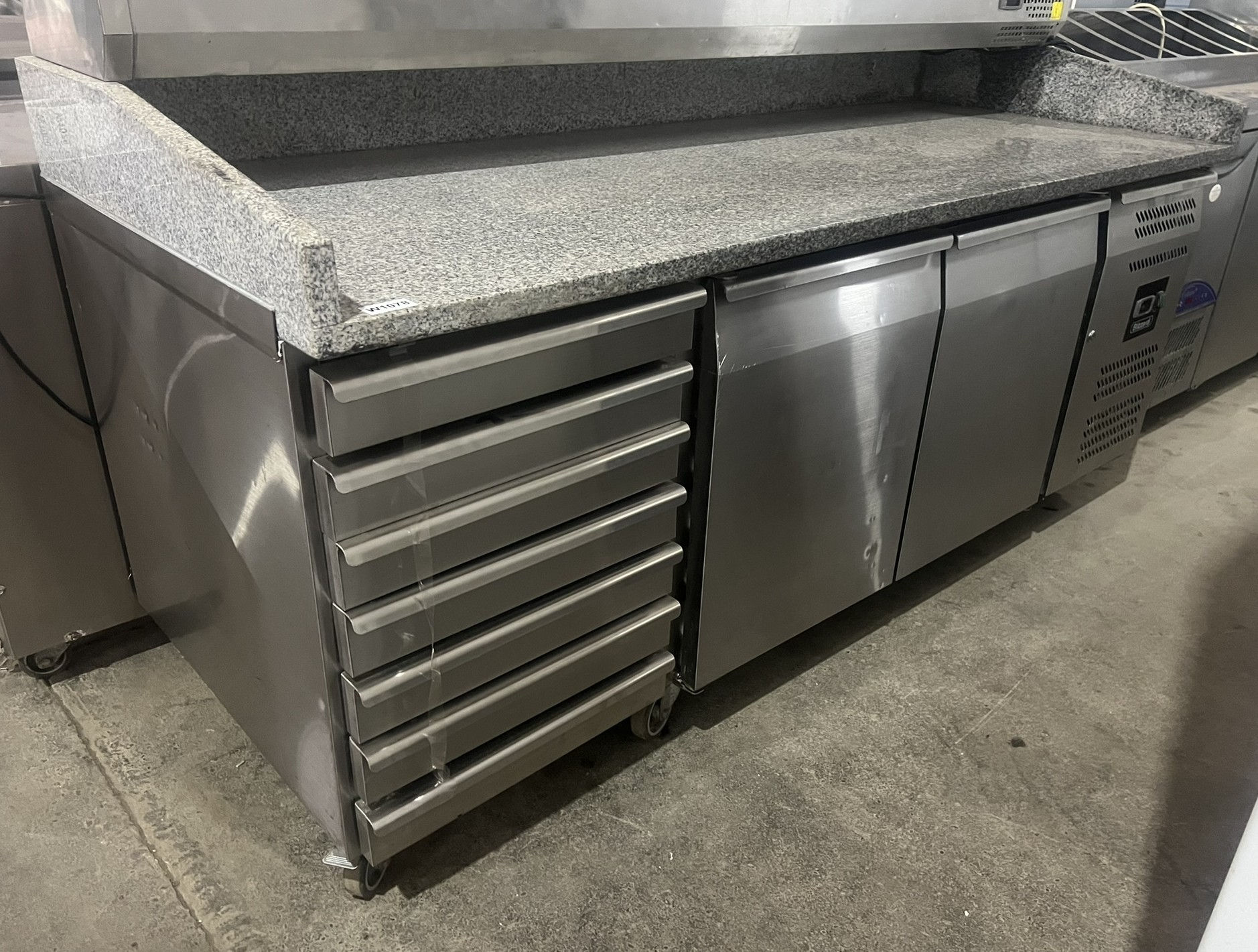 Blizzard Undercounter Fridge 2-Door 7-Drawer