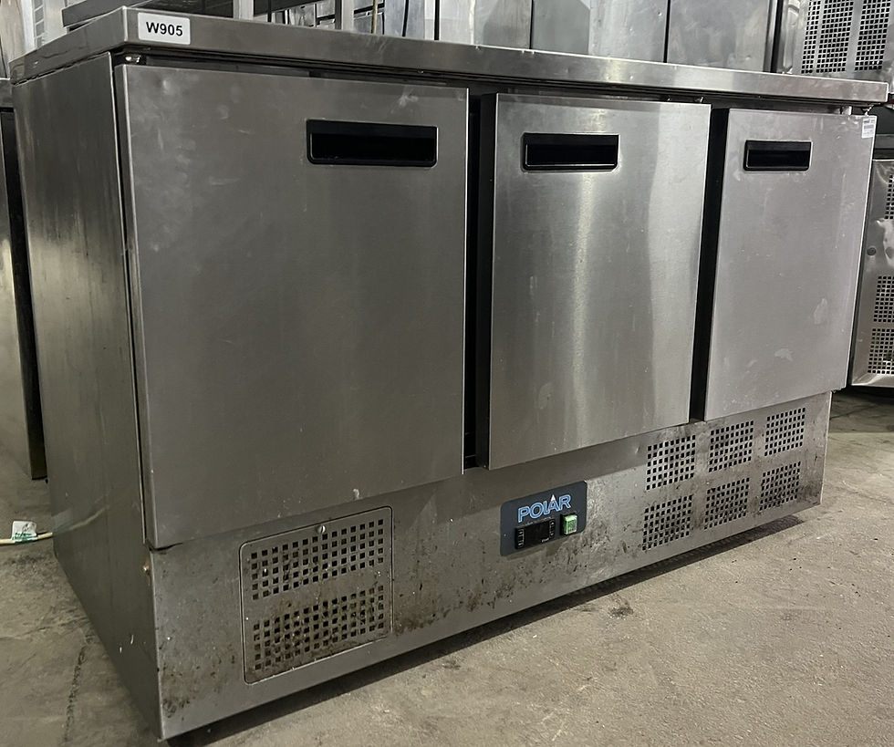 Thumbnail: Polar 3-Door Undercounter Fridge