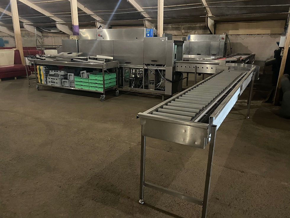 Thumbnail: Conveyor Dishwasher Wexiodisk Feed and Return Conveyor Grease Trap