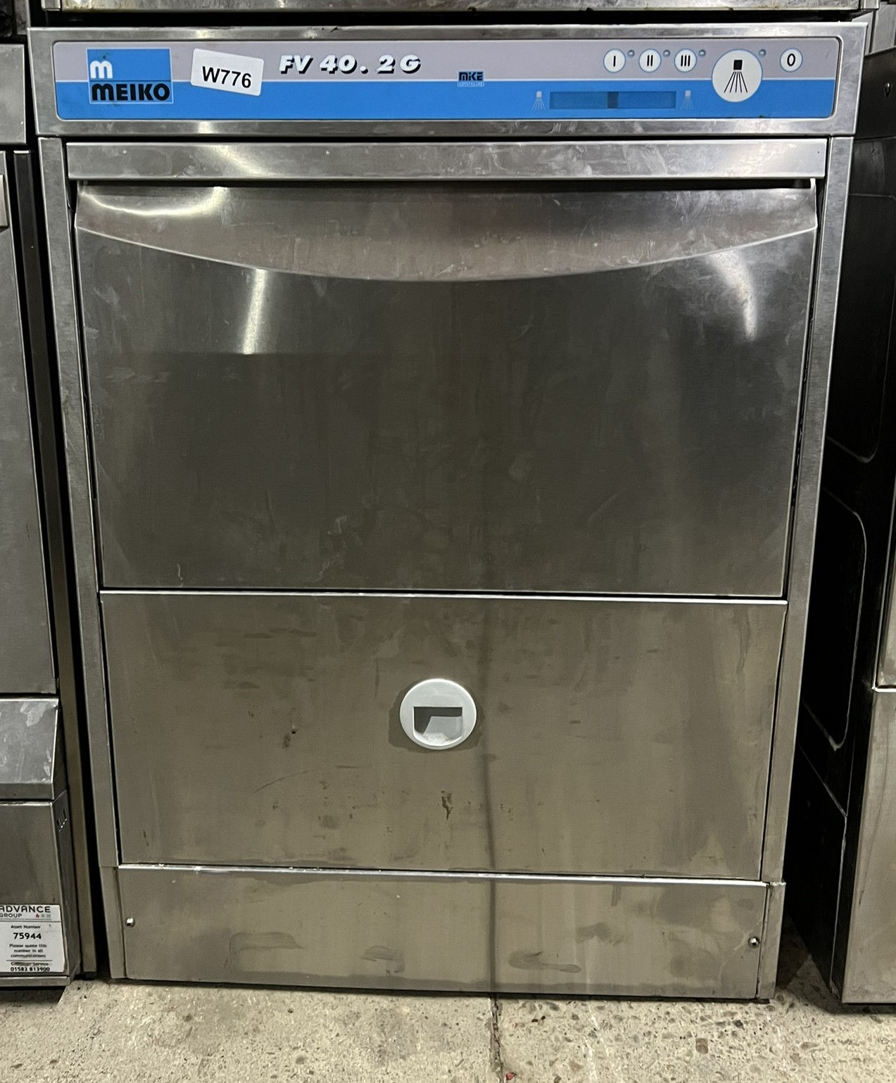 Meiko Undercounter Glasswasher/Dishwasher