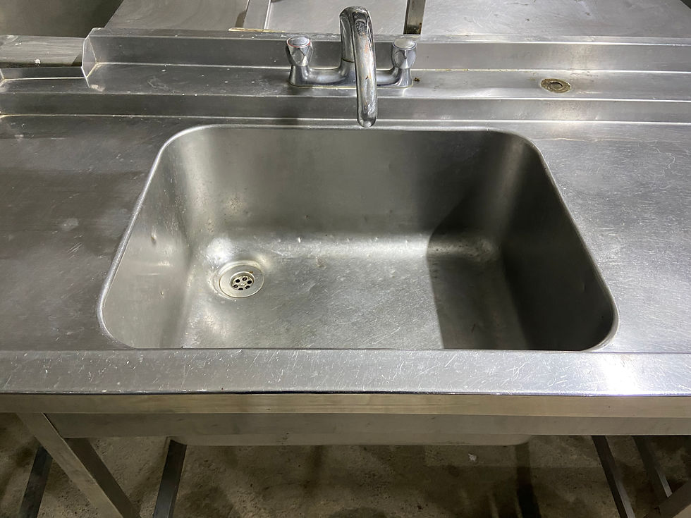 Thumbnail: Dishwasher Inlet Sink Stainless Steel with Tray Rack