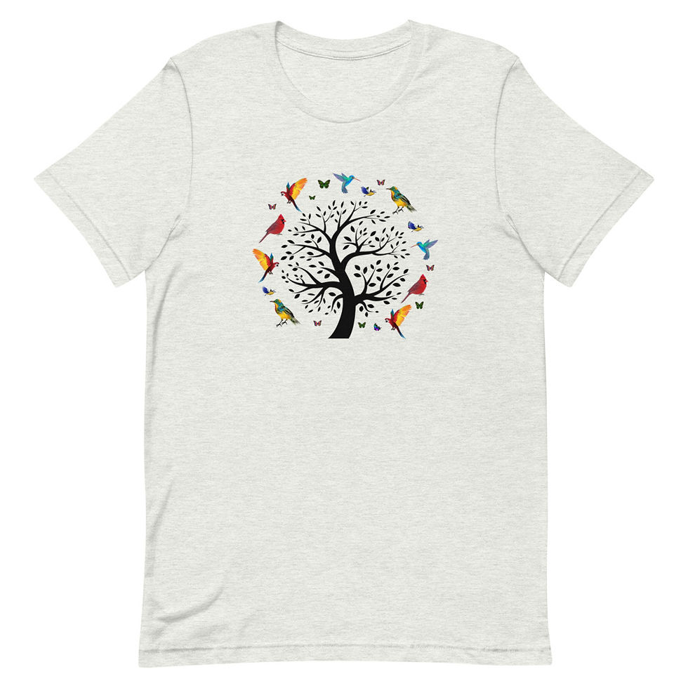 Thumbnail: Birds Short-Sleeve Unisex T-Shirt