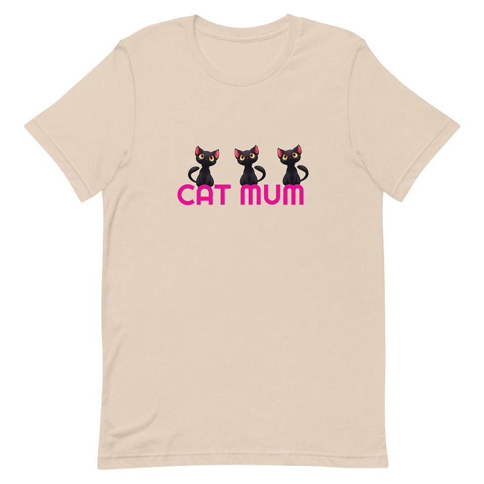 Thumbnail: Cats Short-Sleeve Unisex T-Shirt, Animals 