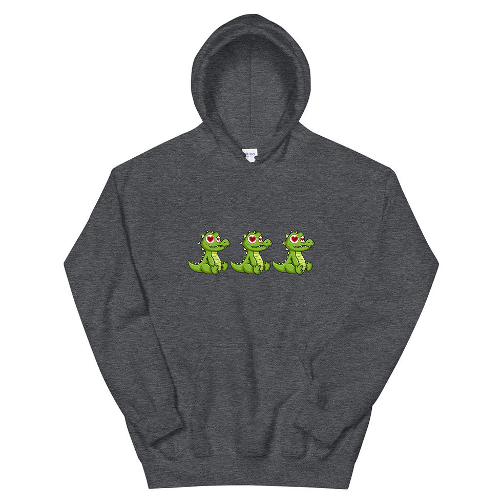 Thumbnail: Crocodiles Unisex Hoodie
