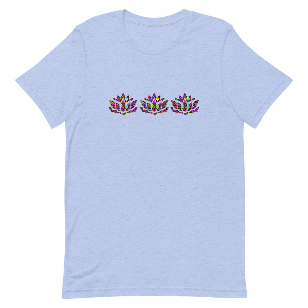 Lotus Flower Short-Sleeve Unisex T-Shirt, Diwali
