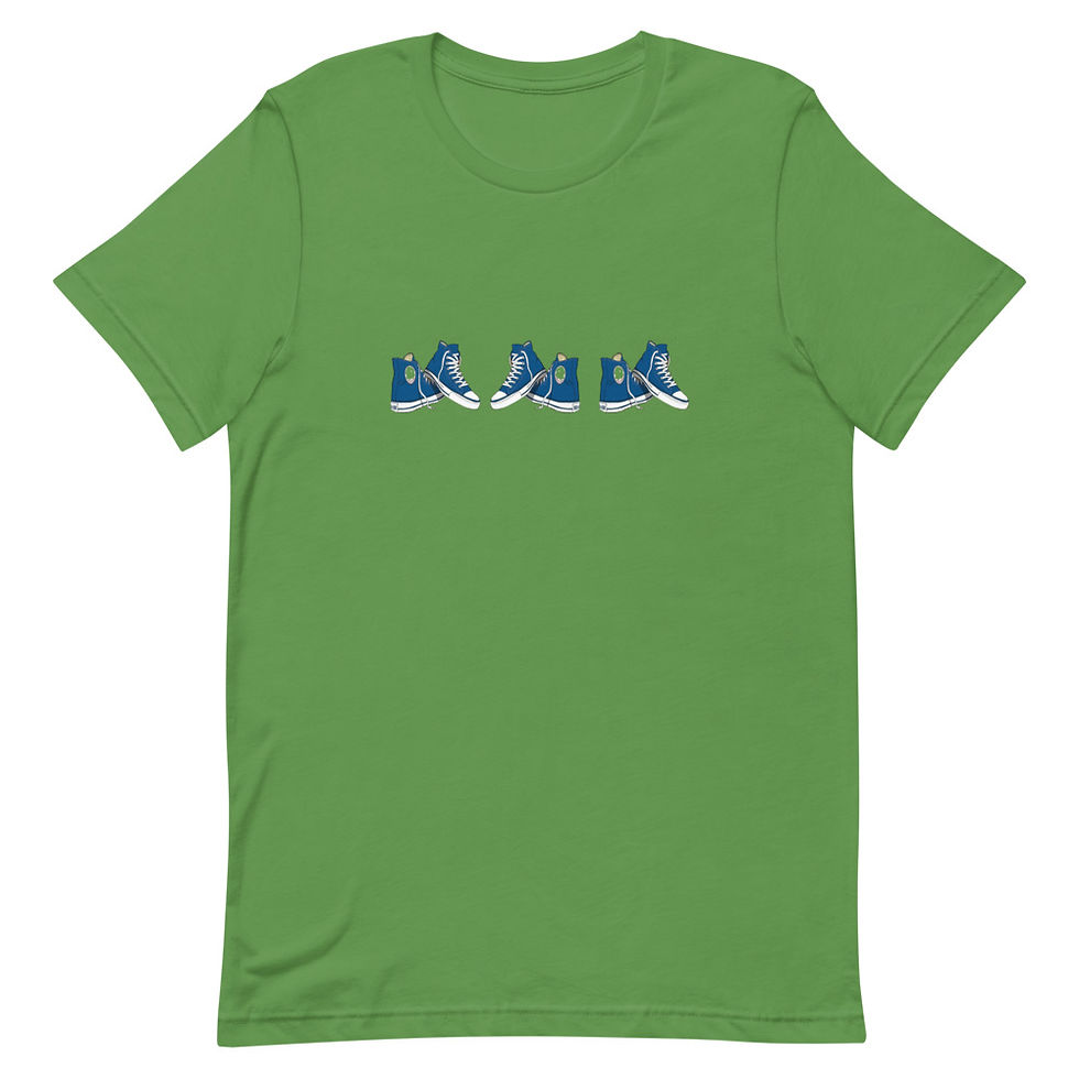 Thumbnail: Hi Top Trainers Short-Sleeve Unisex T-Shirt, Shoes
