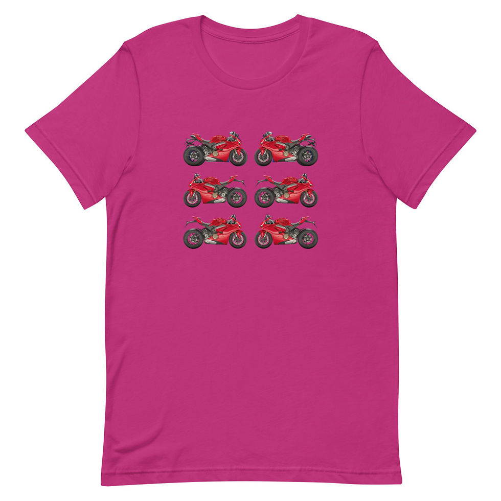 Thumbnail: Motorcycles Short-Sleeve Unisex T-Shirt