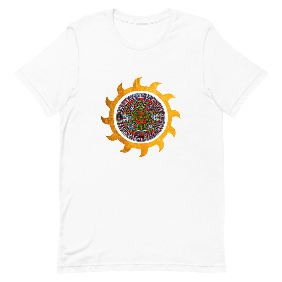 Thumbnail: Aztec Short-Sleeve Unisex T-Shirt, Mayan