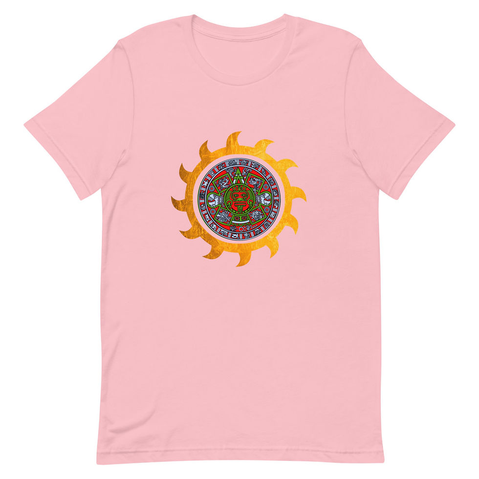 Thumbnail: Aztec Short-Sleeve Unisex T-Shirt, Mayan