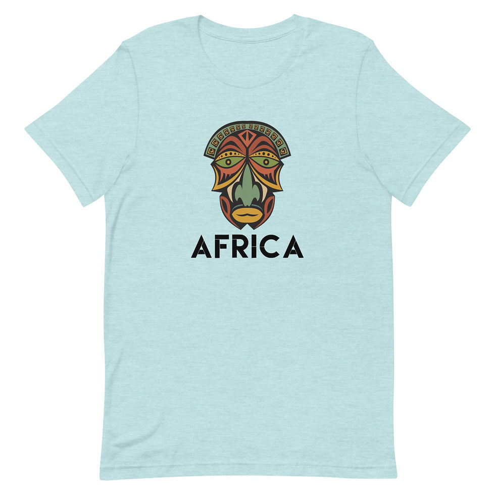 Thumbnail: Africa Mask Short-Sleeve Unisex T-Shirt
