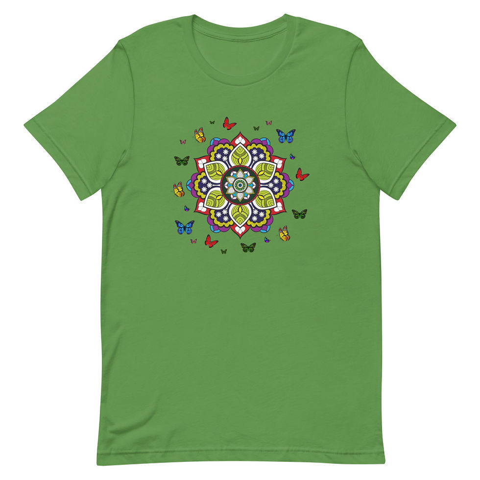 Thumbnail: Diwali Rangoli Short-Sleeve Unisex T-Shirt, Diwali 