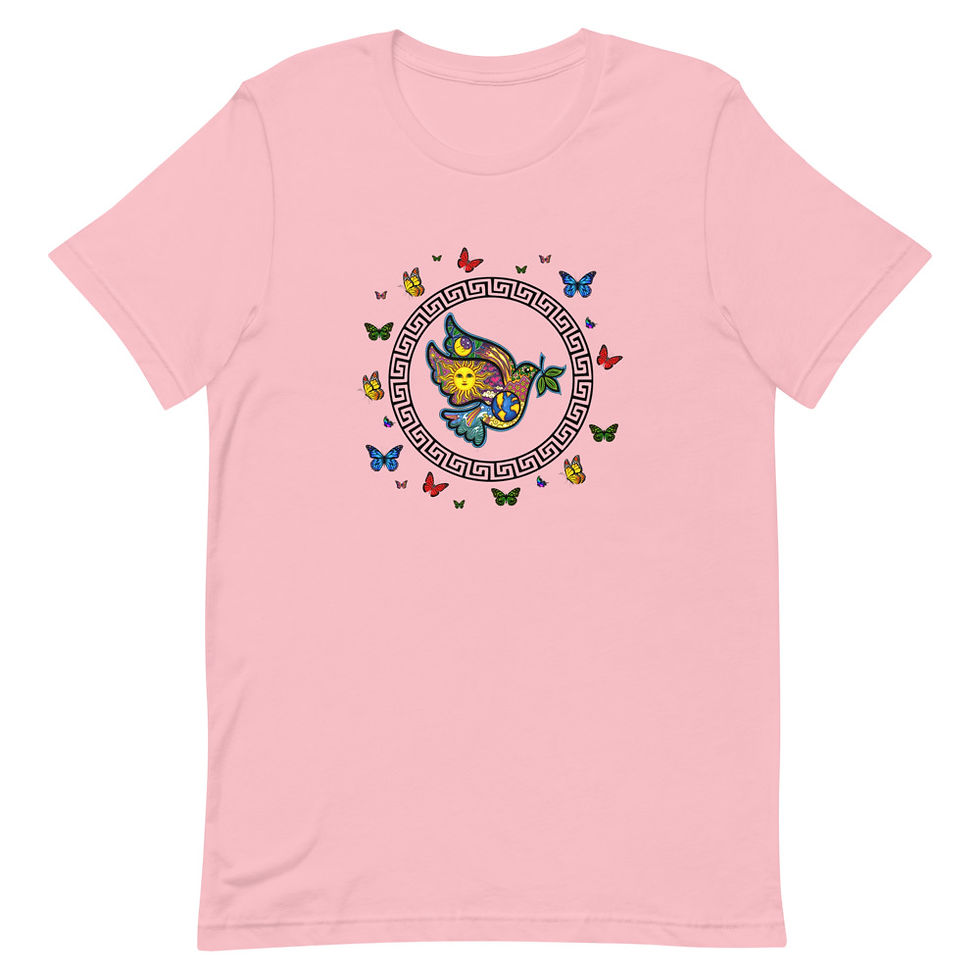 Thumbnail: Butterflies Short-Sleeve Unisex T-Shirt, Animals 