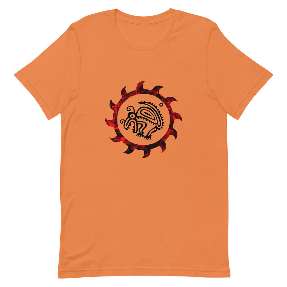 Thumbnail: Aztec Short-Sleeve Unisex T-Shirt, Mayan