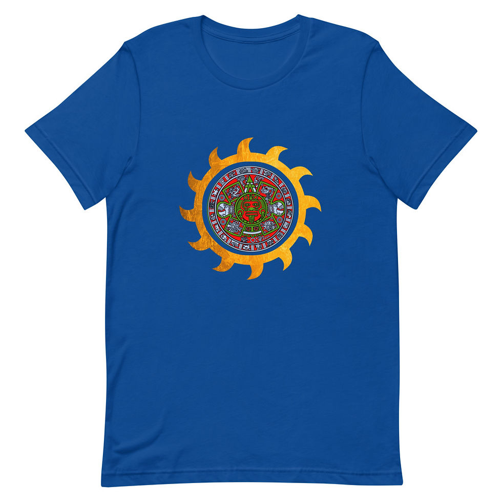 Thumbnail: Aztec Short-Sleeve Unisex T-Shirt, Mayan