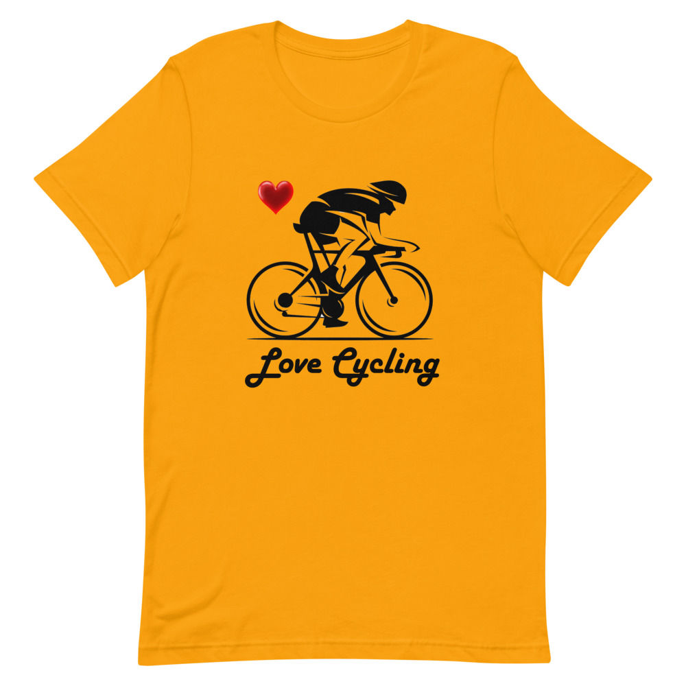 I Love Cycling Short-Sleeve Unisex T-Shirt