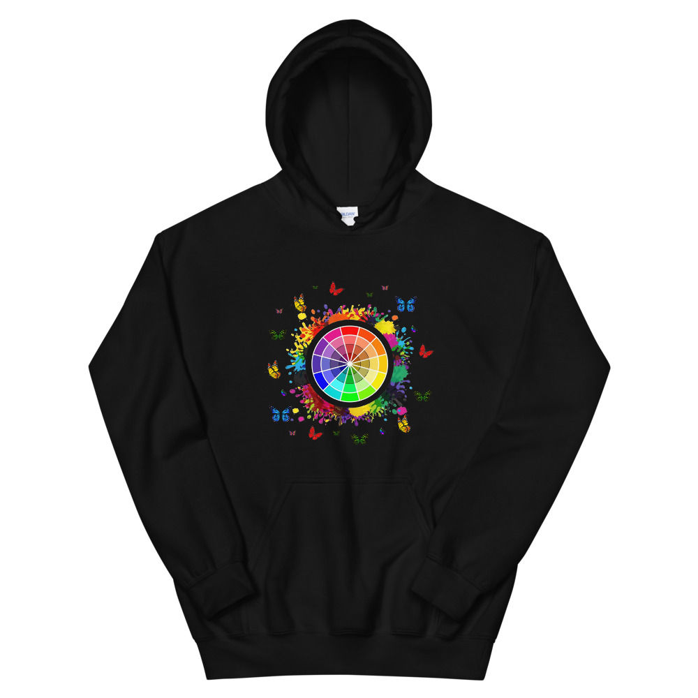 Rainbow Butterflies Unisex Hoodie