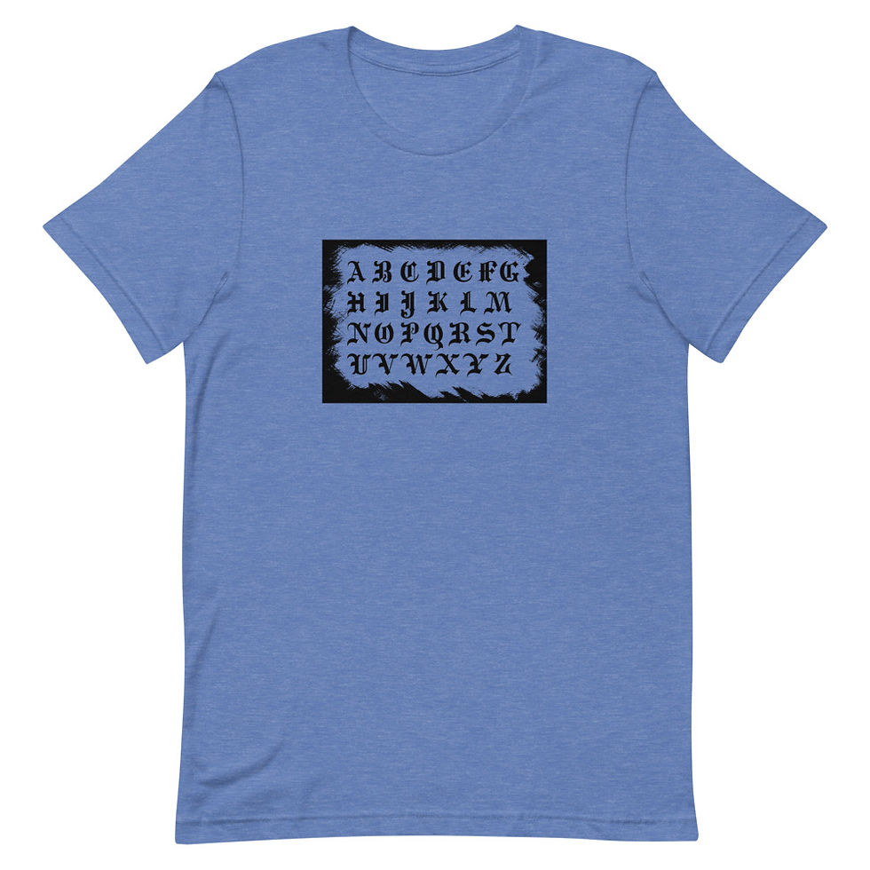 Thumbnail: Alphabet Short-Sleeve Unisex T-Shirt