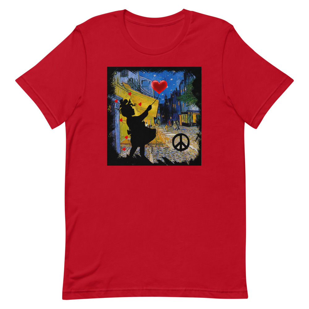 Banksy Girl Short-Sleeve Unisex T-Shirt