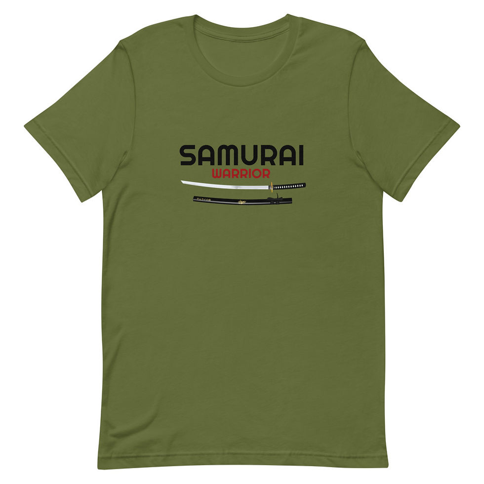 Thumbnail: Samurai Short-Sleeve Unisex T-Shirt, Warriors 