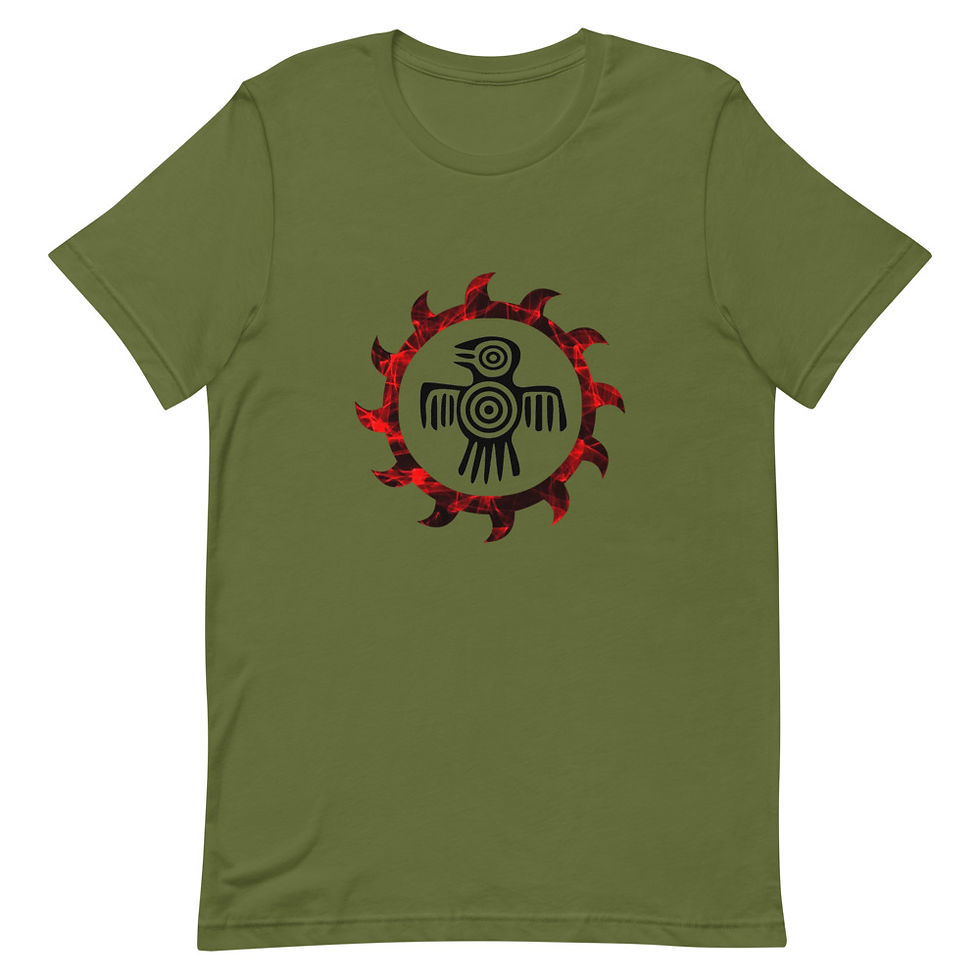 Thumbnail: Aztec Short-Sleeve Unisex T-Shirt, Mayan