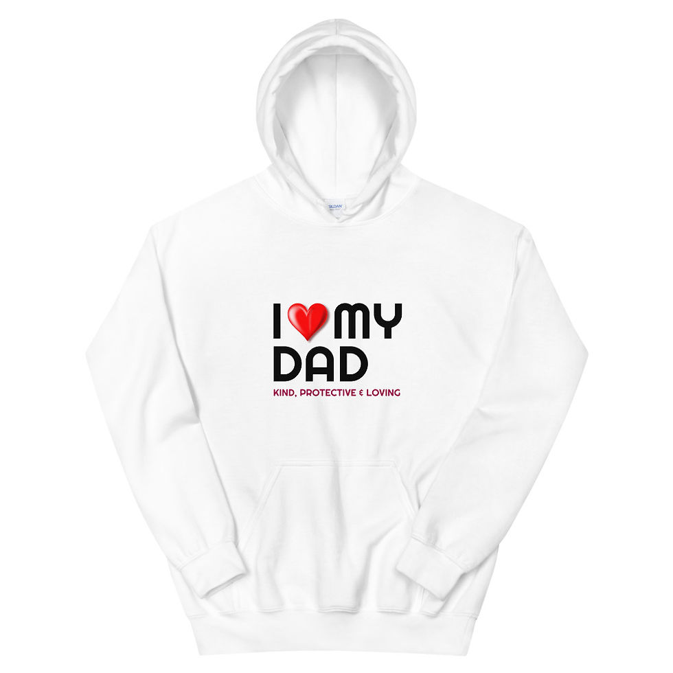 Thumbnail: I Love Dad Unisex Hoodie
