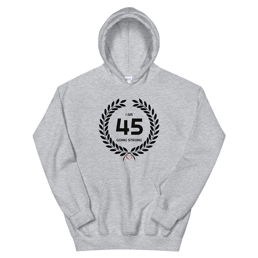 Thumbnail: Happy 45th Unisex Hoodie, Birthday
