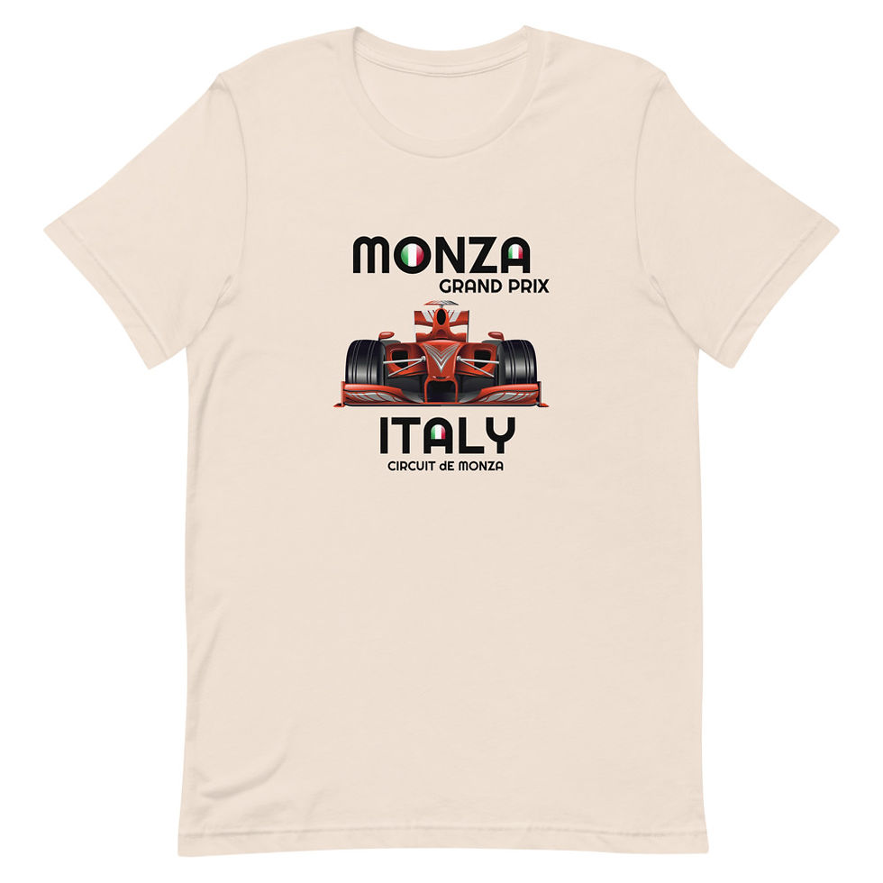Thumbnail: Monza Short-Sleeve Unisex T-Shirt, Cars