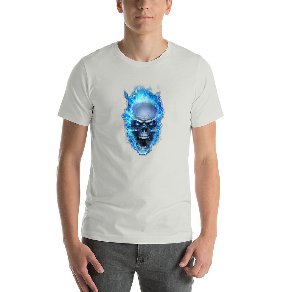Thumbnail: Skull Short-Sleeve Unisex T-Shirt, Skeletons