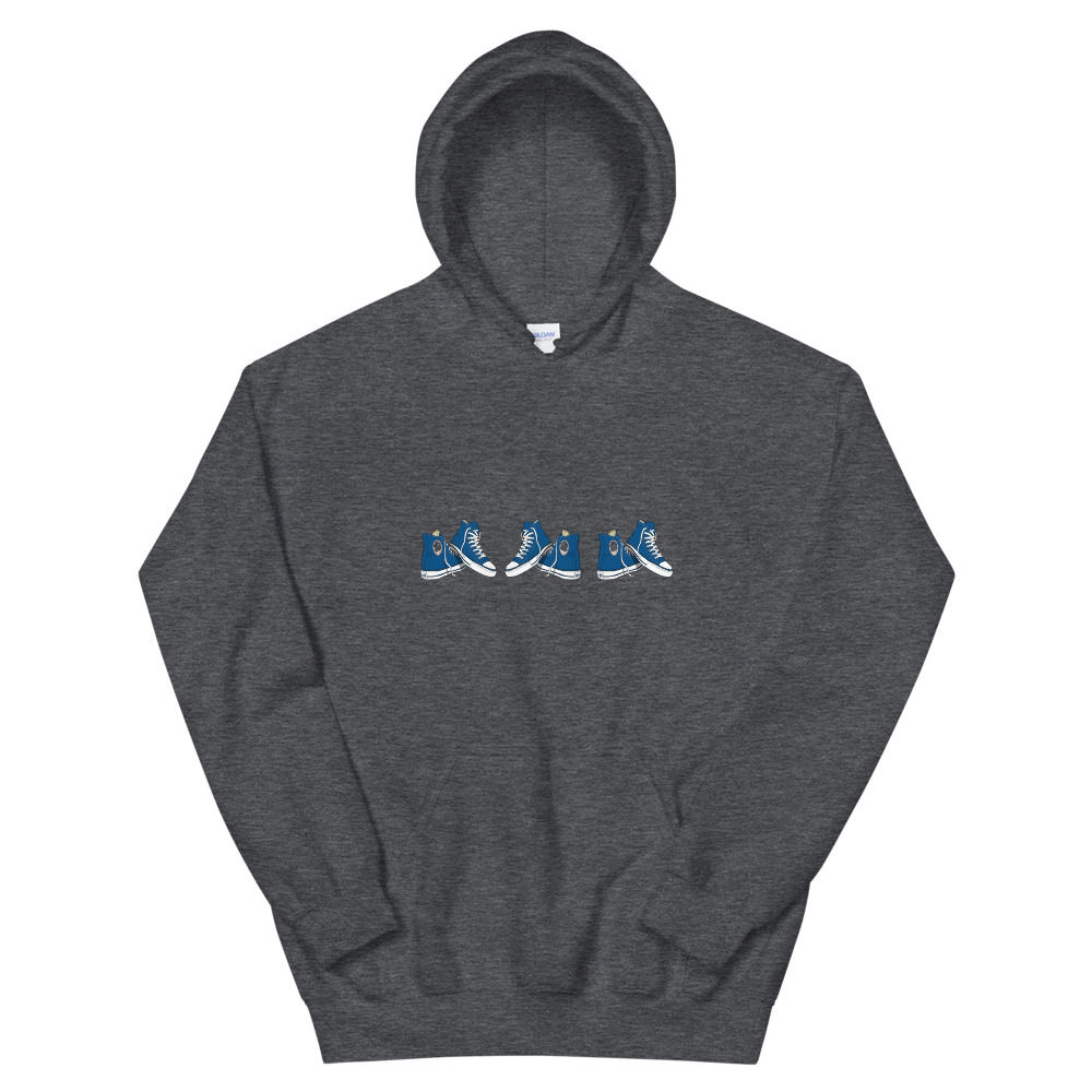 Hi Top Trainers Unisex Hoodie, Shoes