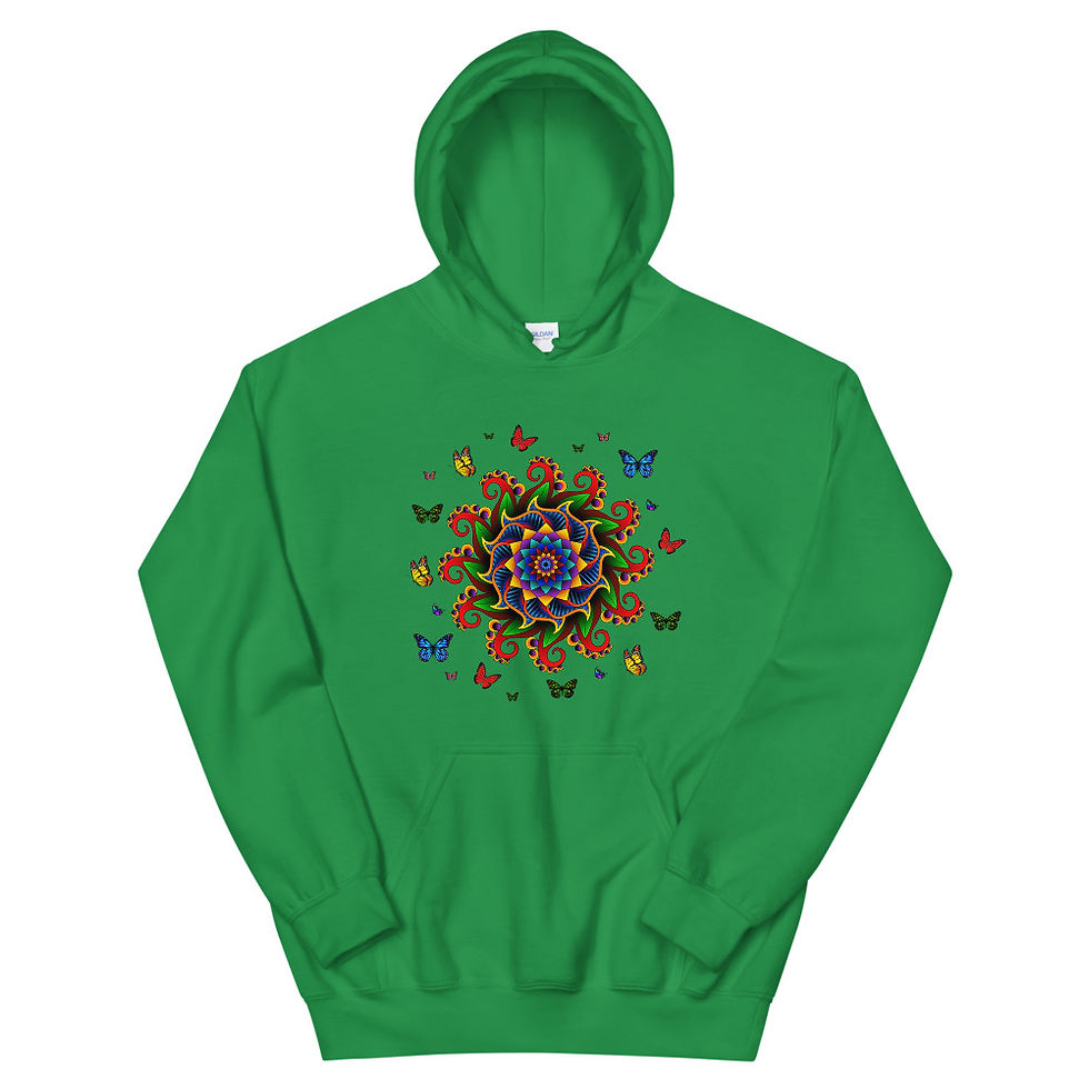 Thumbnail: Diwali Rangoli Unisex Hoodie, Diwali 