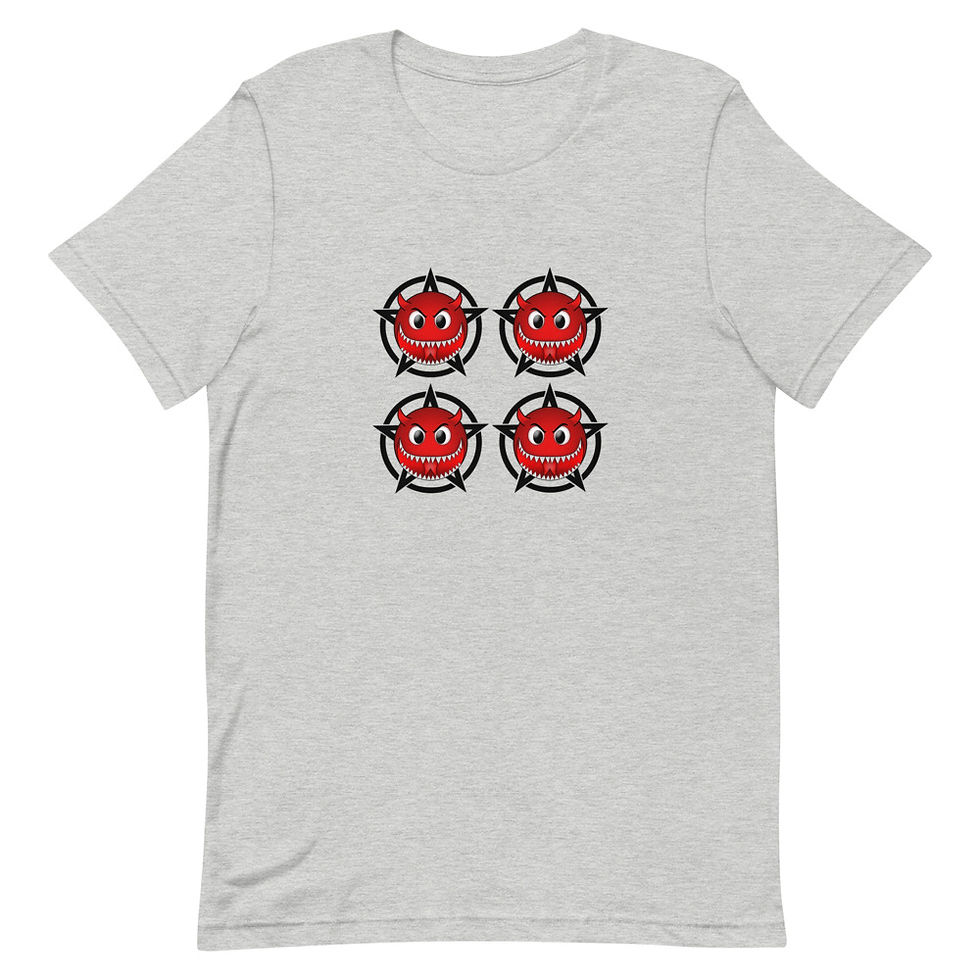 Thumbnail: Devil Short-Sleeve Unisex T-Shirt, Halloween