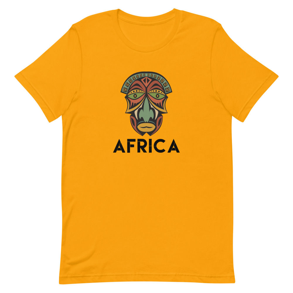 Africa Mask Short-Sleeve Unisex T-Shirt