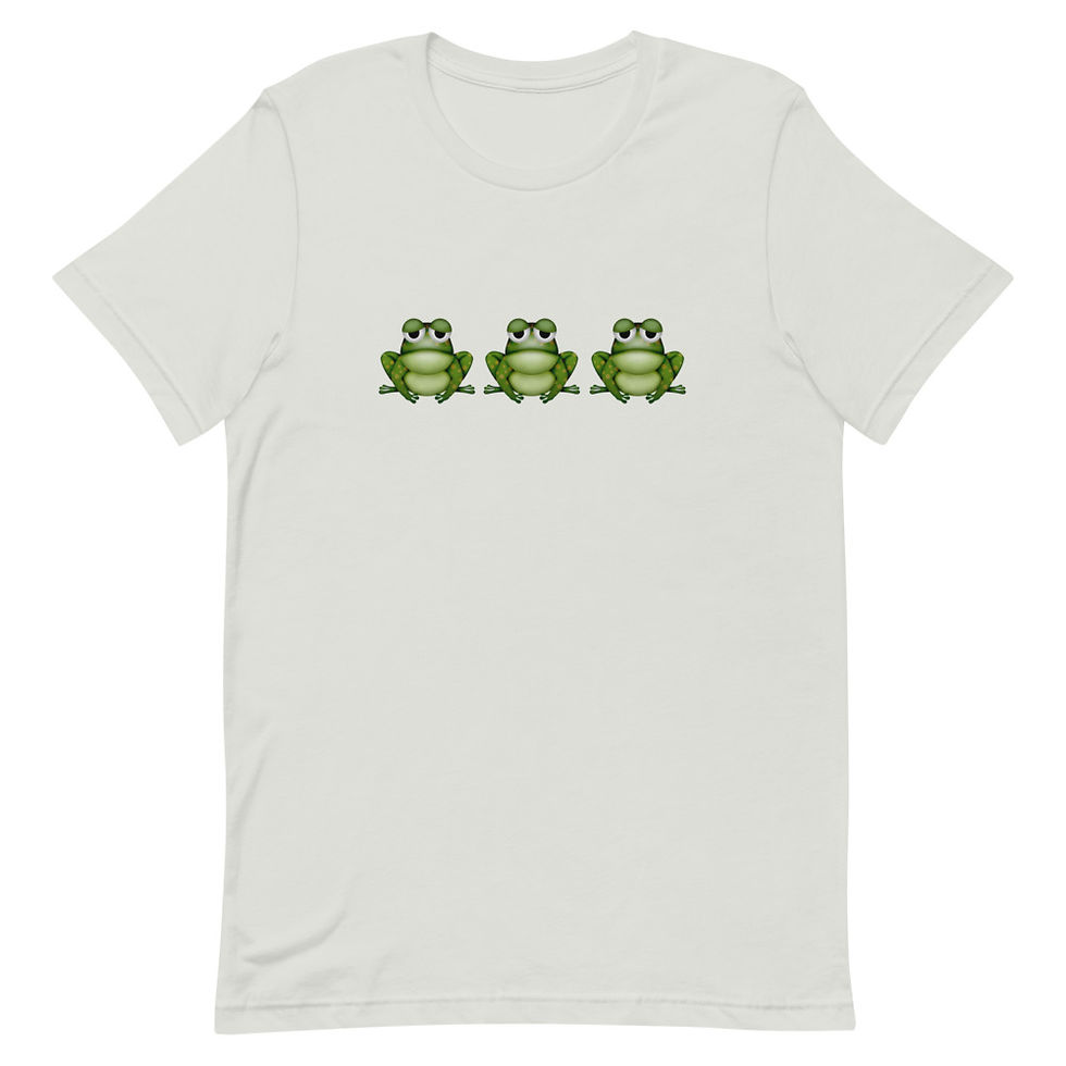 Thumbnail: Frogs Short-Sleeve Unisex T-Shirt, Animals 
