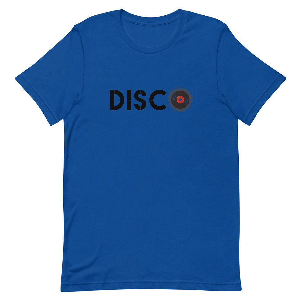 Thumbnail: Disco Short-Sleeve Unisex T-Shirt, Music