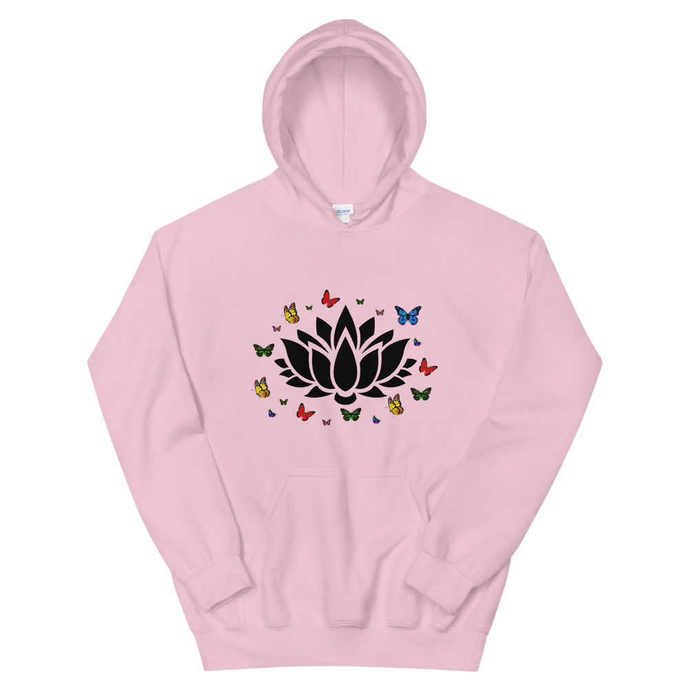 Lotus Flower Unisex Hoodie, Diwali