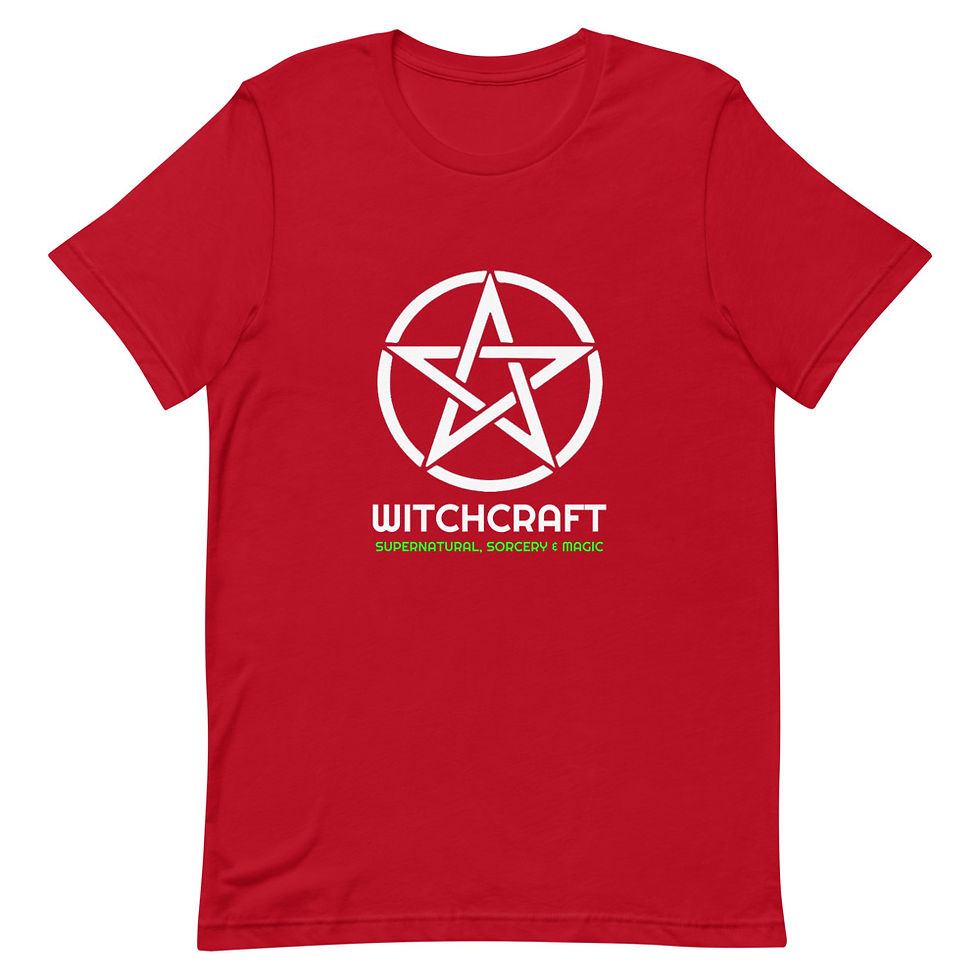 Thumbnail: Witchcraft Short-Sleeve Unisex T-Shirt, Wicca, Halloween